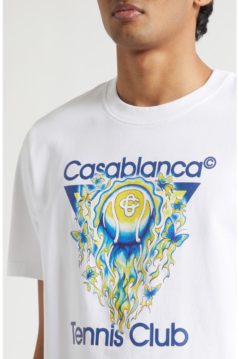 Classic Fit Tennis Club Icon Organic Cotton Graphic T-Shirt (Men