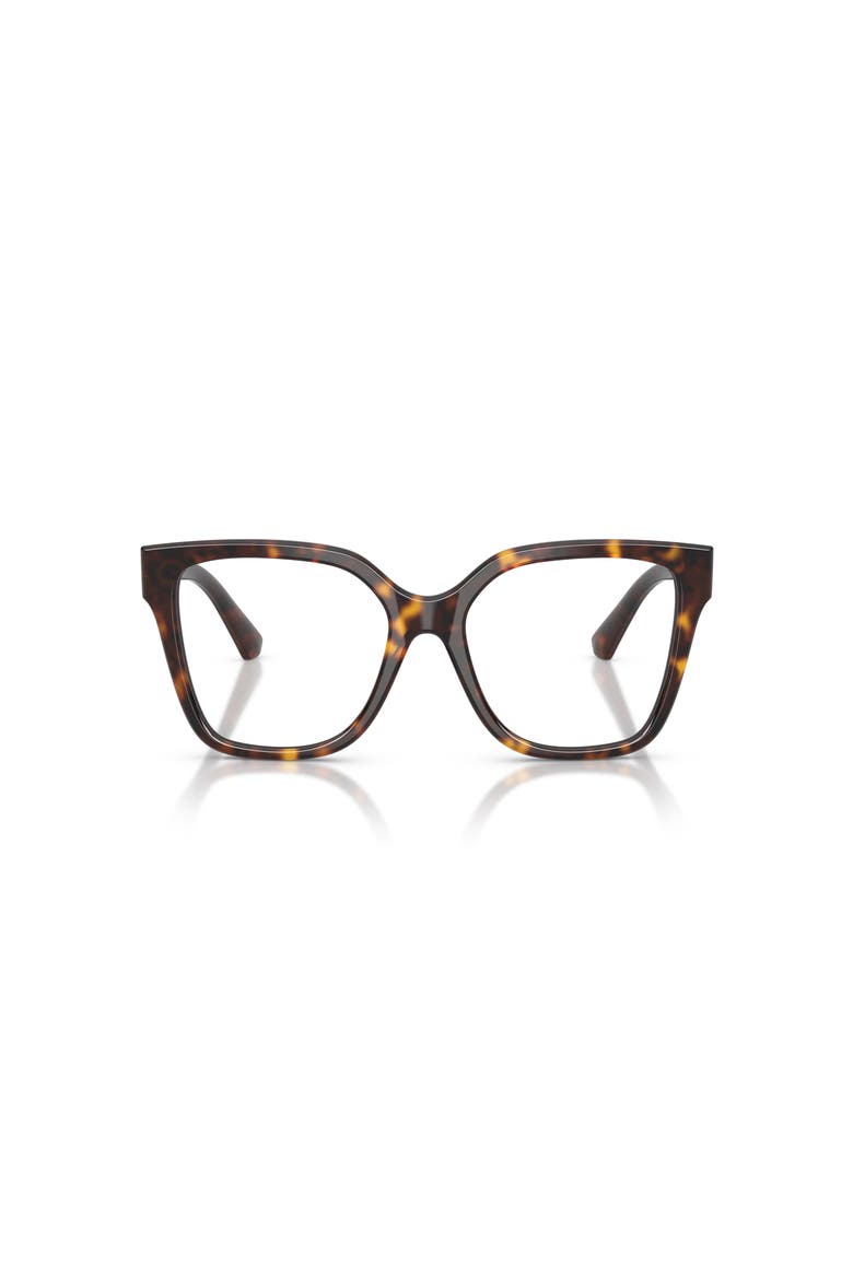53mm Square optical glasses, Alternate, color, Brown