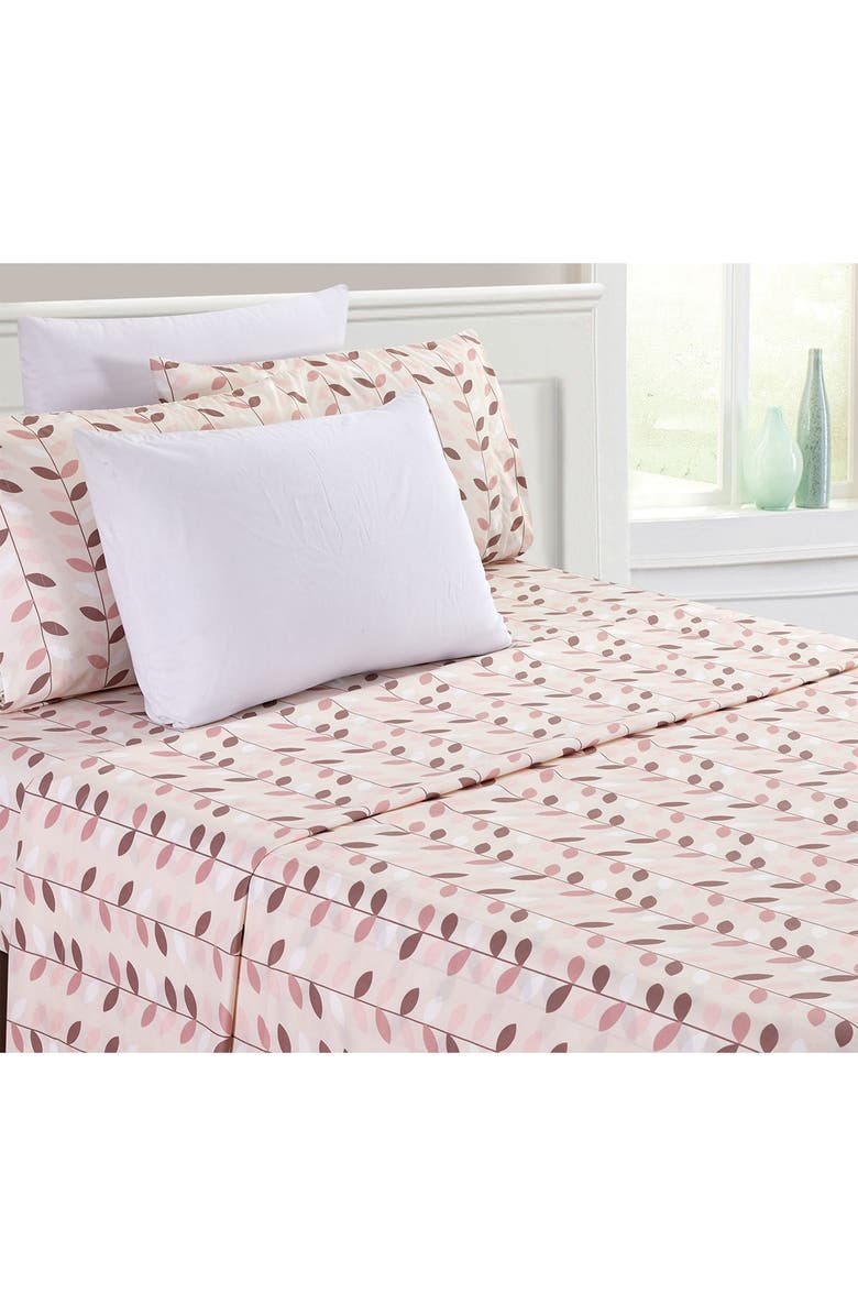 MELANGE HOME Petal Blush King Sheet Set, Main, color, 