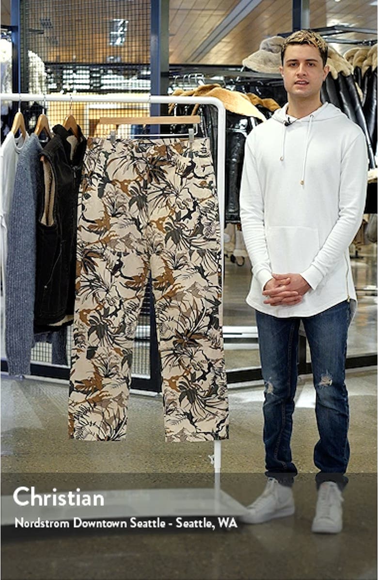 Men's Authentic Print Cotton Chino Pants, sales video thumbnail
