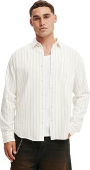 Cotton On Men's Luca Long Sleeve Shirt