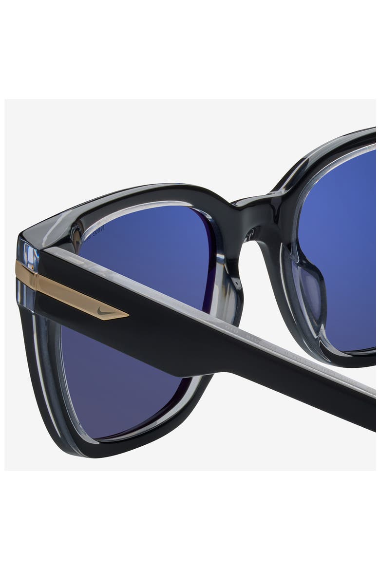 Crescent II 52mm Square Sunglasses, Alternate, color, BLACK / GREY