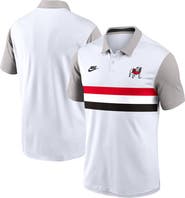 Nike Men's Nike White/Gray Georgia Bulldogs Athletic Prep Legacy Logo Vapor Performance Polo