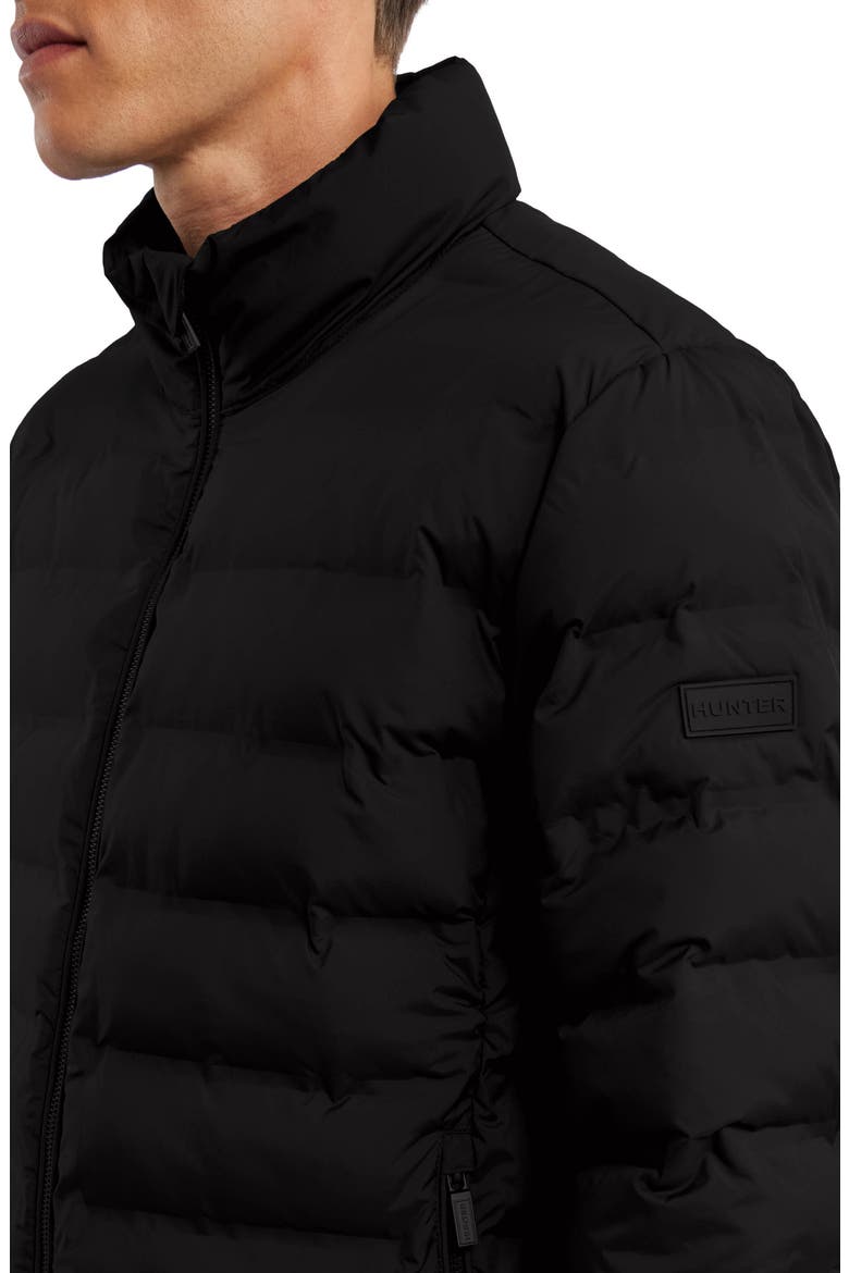 Packer Water Repellent Packable Bomber Jacket, Alternate, color, BLACK