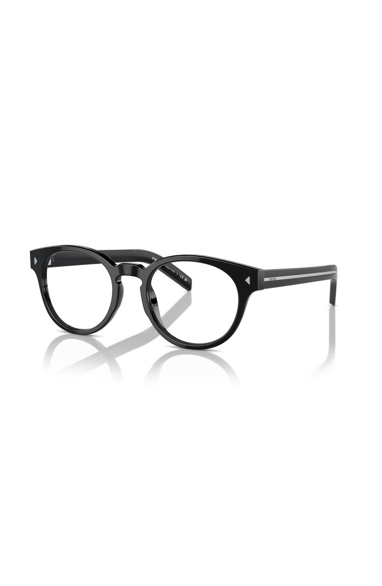 Prada 52mm Phantos optical glasses, Main, color, Black