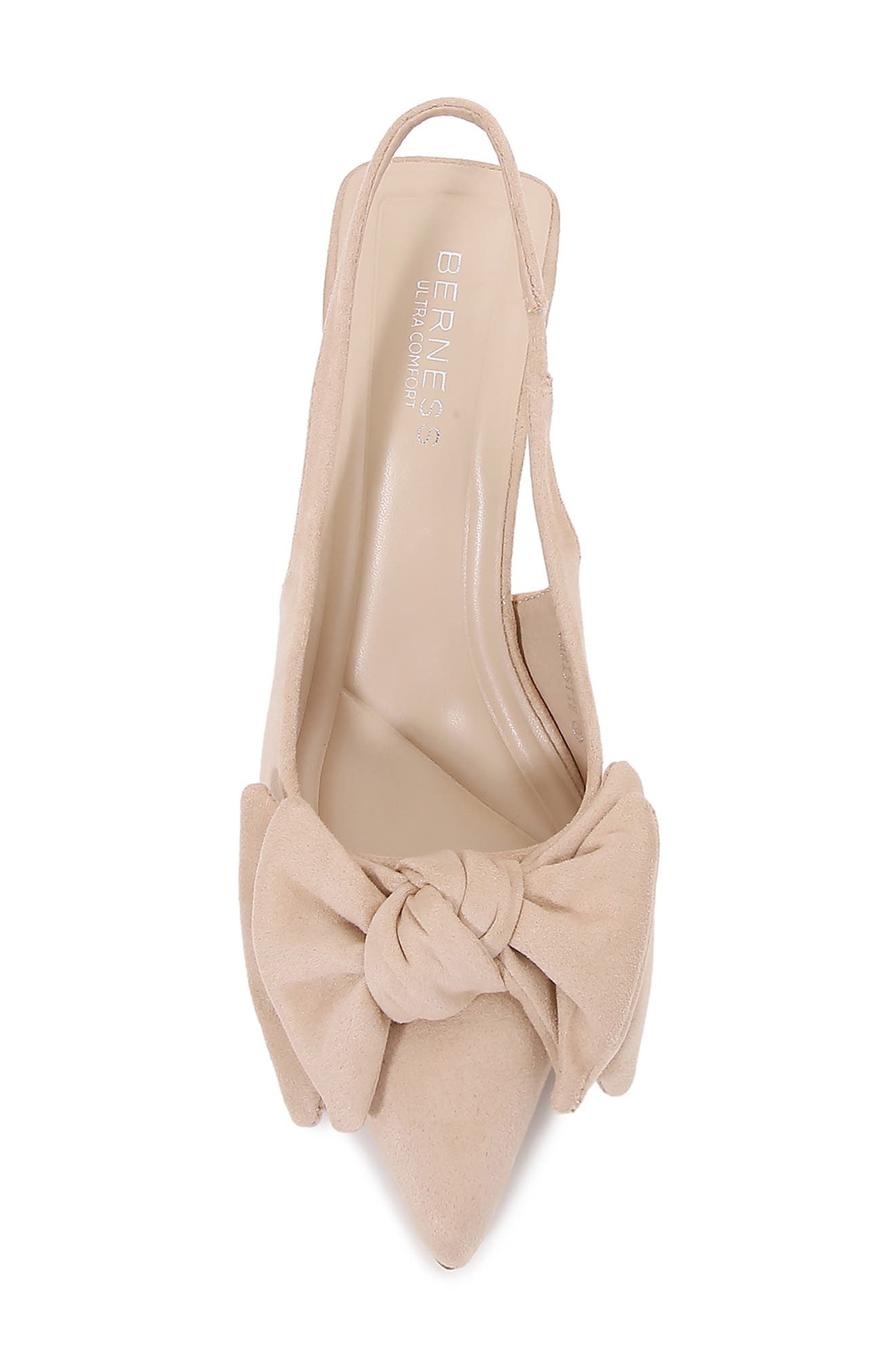 Christie Bow Slingback Pump, Alternate, color, BEIGE