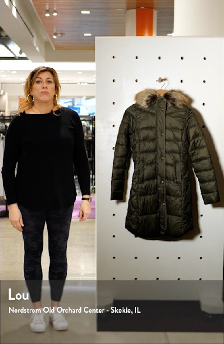 Jamison Hooded Puffer Parka with Faux Fur Trim, sales video thumbnail