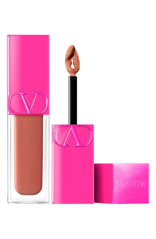 Valentino Puffer Gloss With Plumping Effect In 122a Warm It Up