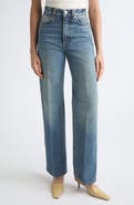 RÙADH The Quinn High Waist Straight Leg Jeans