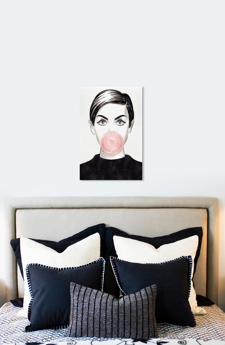 Oliver Gal Bubblegum Idol Canvas Wall Art, Alternate, color,