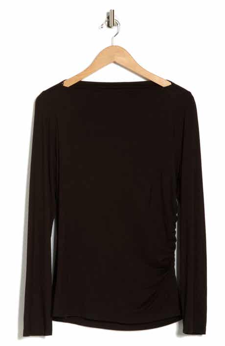 Renee C Boat Neck Top