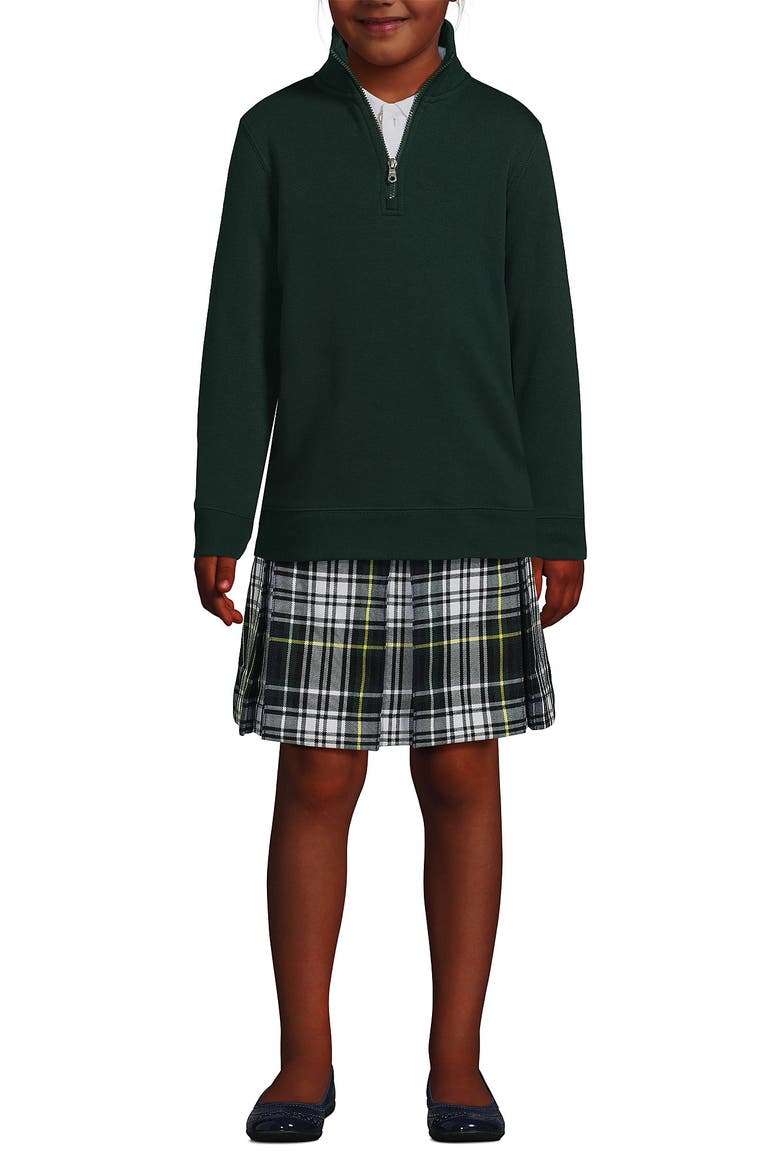 Kids Quarter Zip Sweatshirt, Main, color, Evergreen