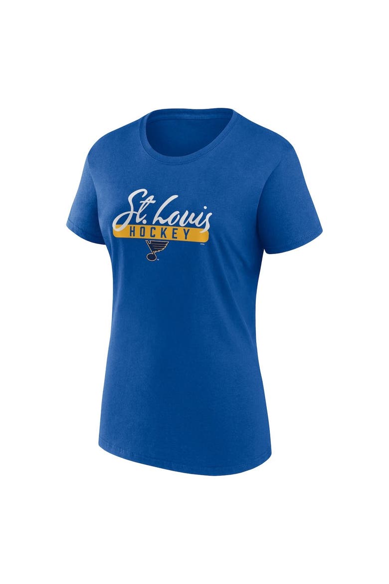 Women's Fanatics Branded Blue/Gold St. Louis Blues Two-Pack Fan T-shirt Set, Alternate, color, Blue