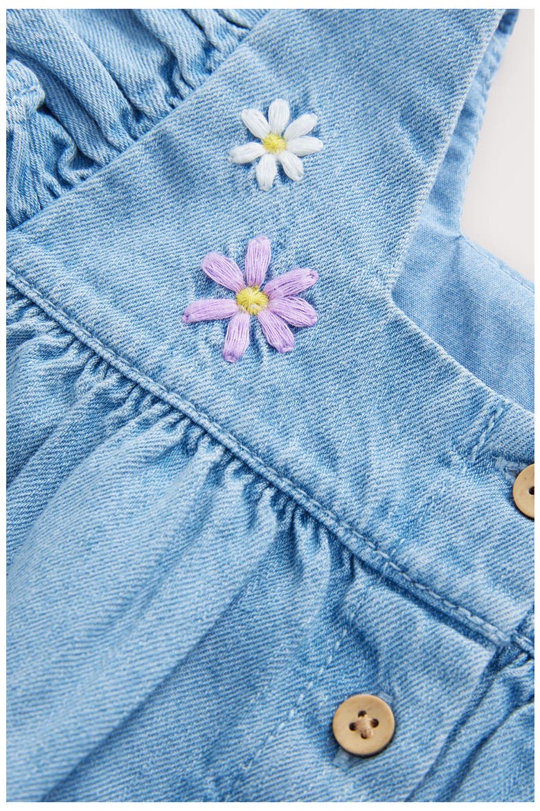 Kids' Patchwork Frill Top & Skirt Set, Alternate, color, BLUE