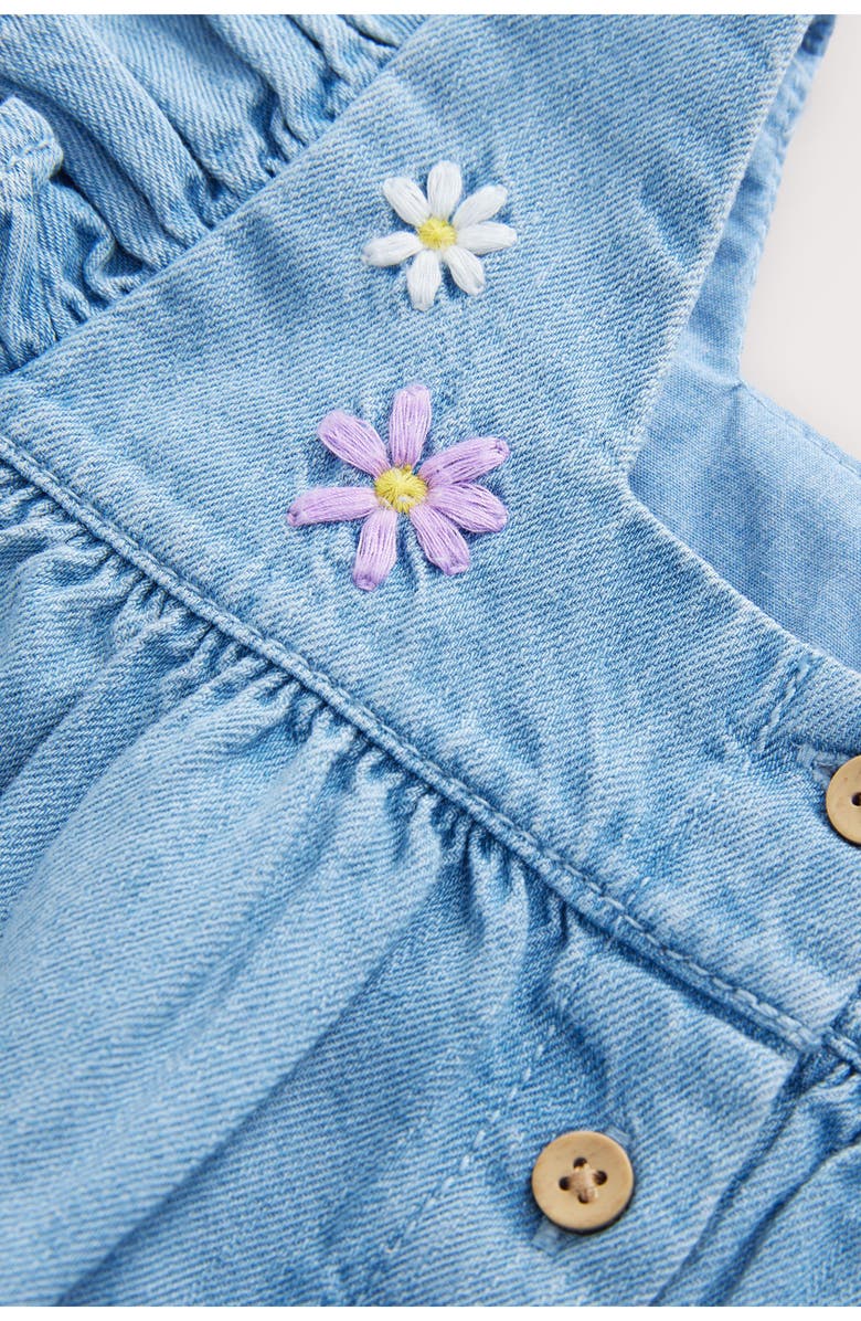 NEXT Kids' Patchwork Frill Top & Skirt Set, Alternate, color, Blue