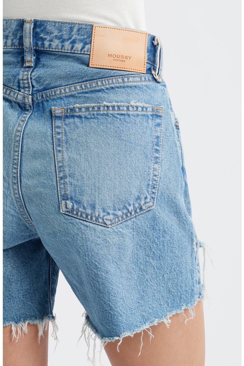 Kensington Cutoff Denim Shorts, Alternate, color, BLUE