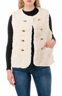 MARCUS ADLER Faux Fur Vest