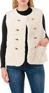MARCUS ADLER Faux Fur Vest