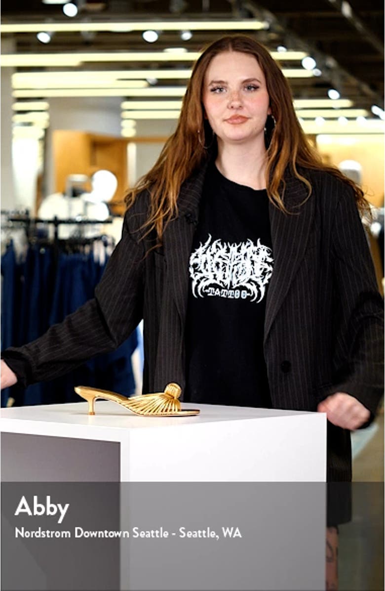 Valerie Kitten Heel Slide Sandal, sales video thumbnail