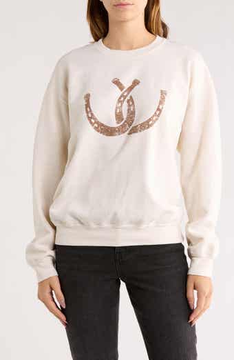 Project Social T Double Horseshoes Graphic Sweatshirt