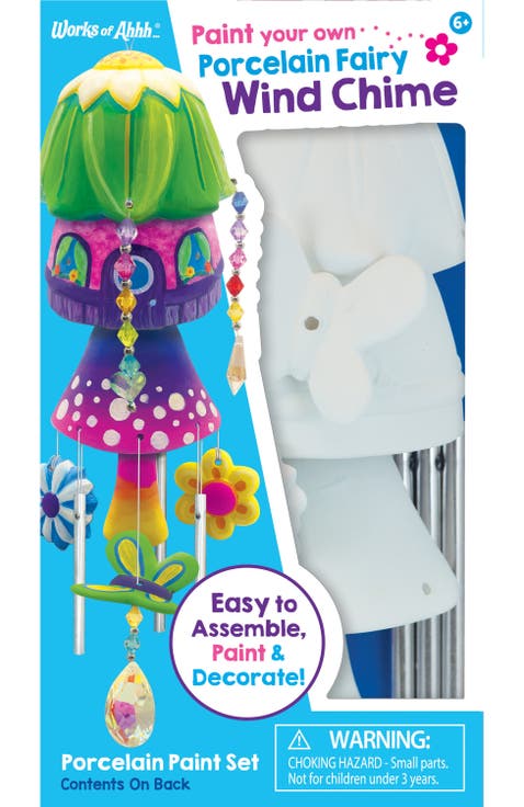 Porcelain Fairy Wind Chime Paint Set