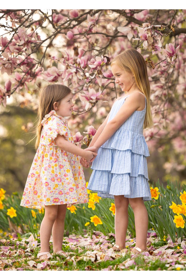 Petal Party Short Bubble Sleeve Dress, Alternate, color, Pink