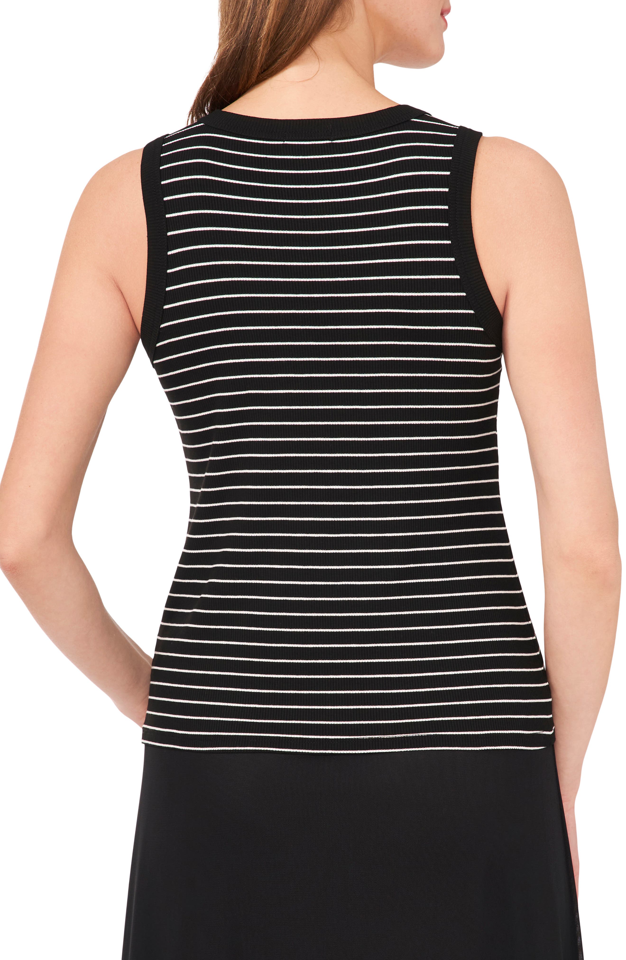Fitted Ribbed Tank Top - image 2