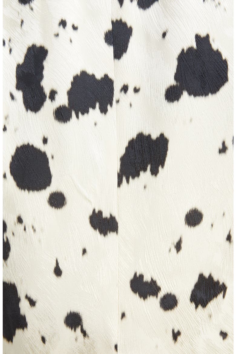 Blanchet Ink Spot Print Single Breasted Blazer, Alternate, color, ECRU