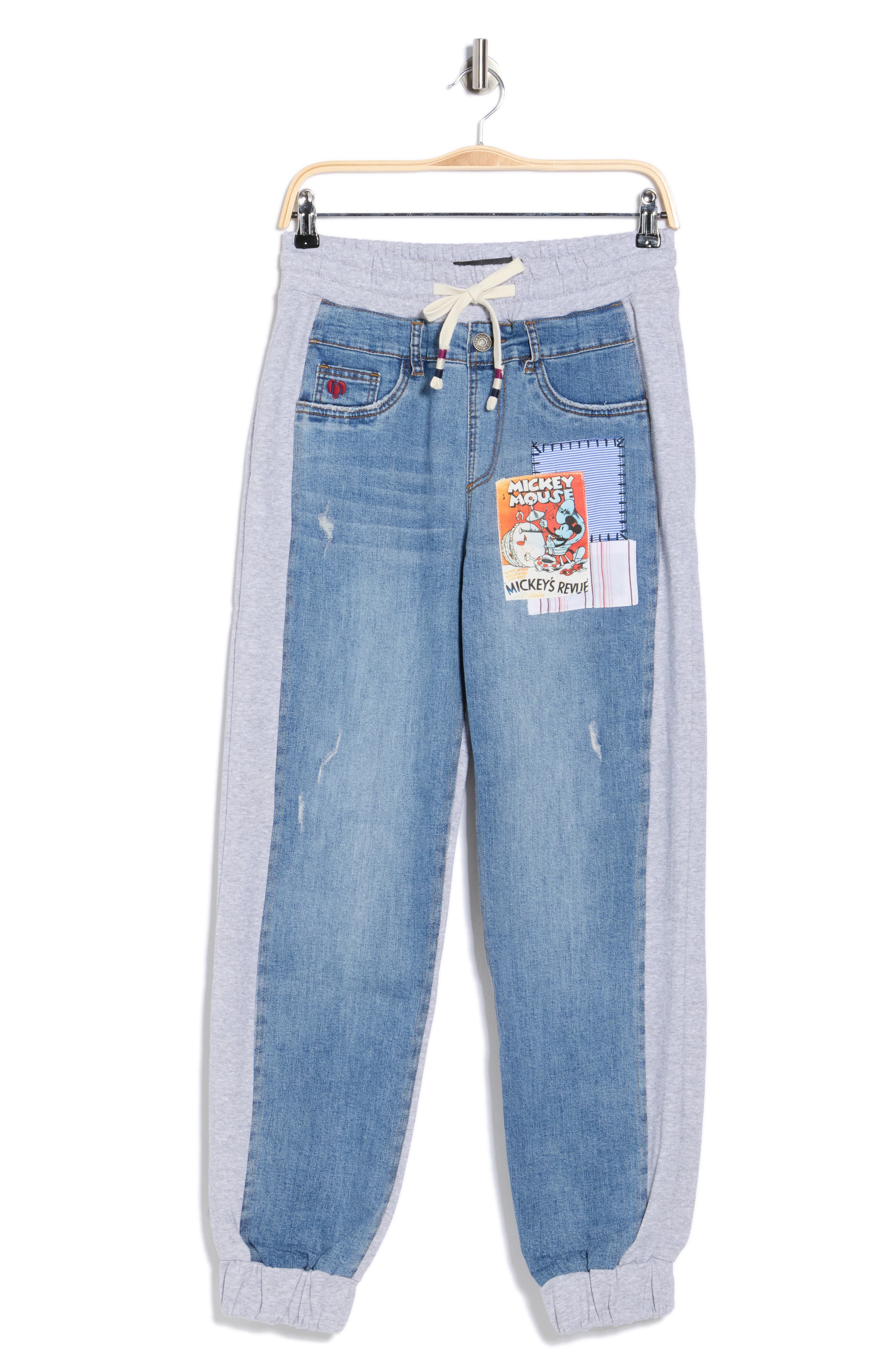 Desigual Mickey Mouse Mixed Media Sweatpants