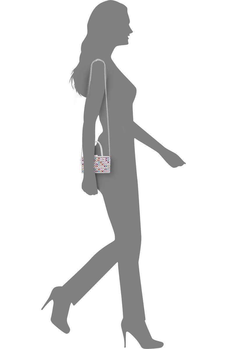 Nina Woven Frame Miniaudiere, Alternate, color,