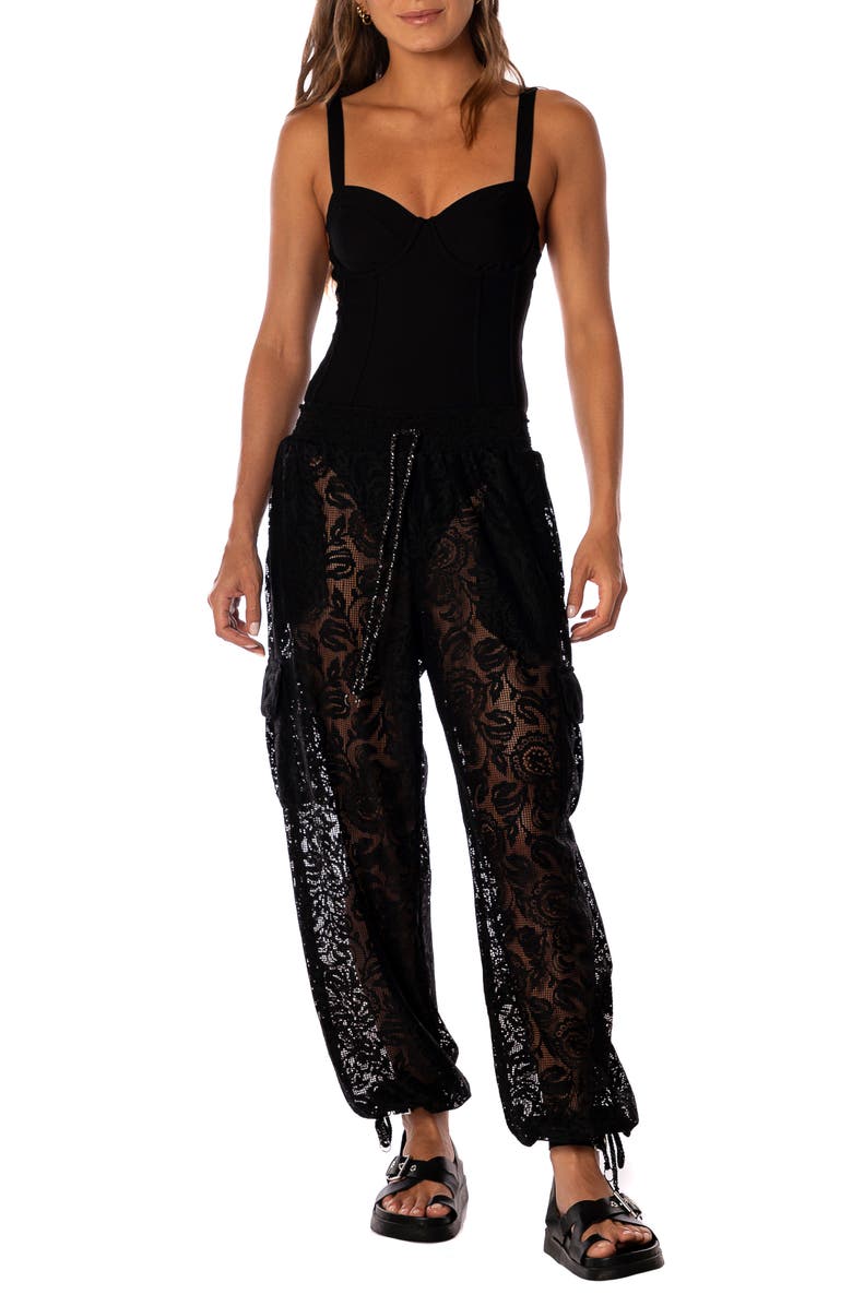 Maaji Midnight Black One-Piece Swimsuit, Alternate, color, Black