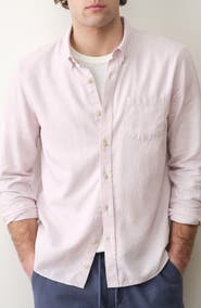 Marine Layer Better-than-Linen Hemp Blend Button-Up Shirt