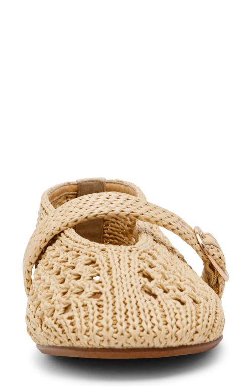 Steve Madden Alara Natural Raffia In Natural Raffia