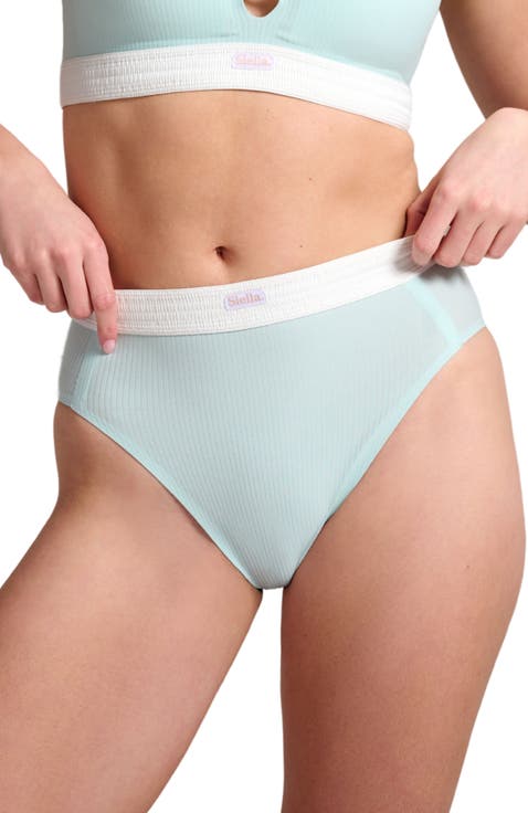 Organic Cotton Rib High Waist Brief