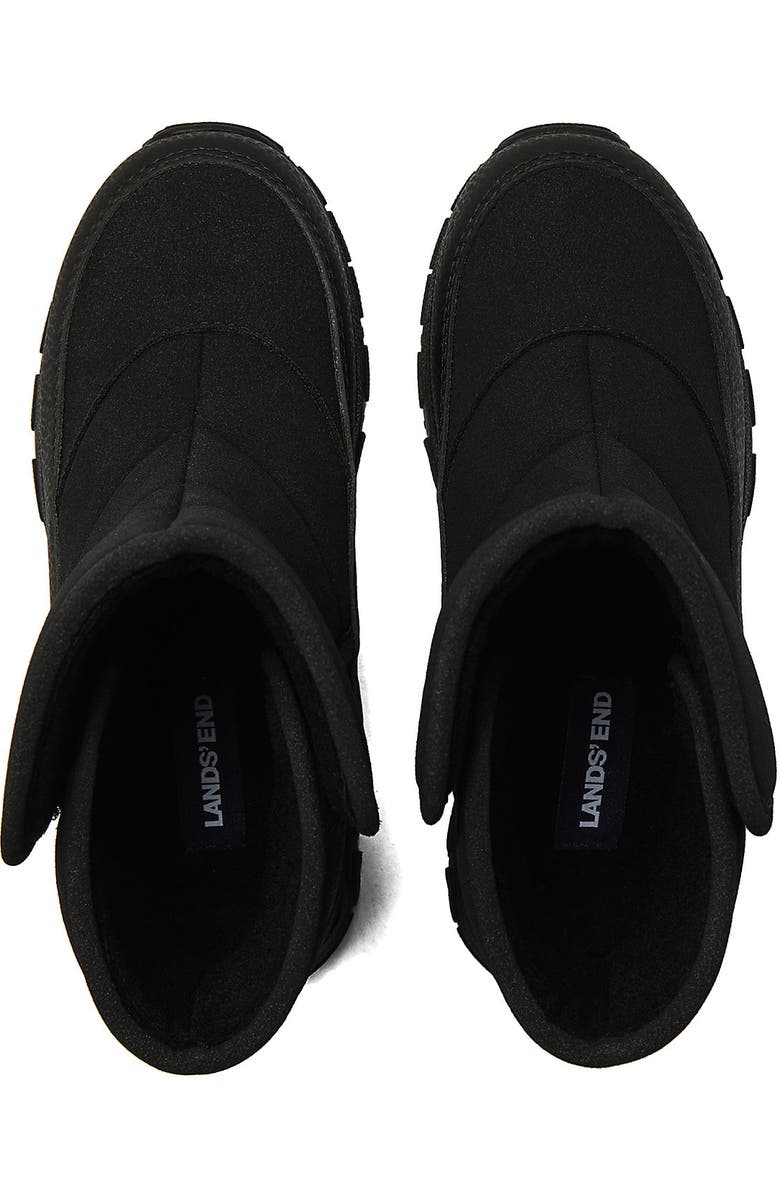 Lands' End Kids Expedition Waterproof Puffer Snow Boots, Alternate, color, Black