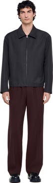 SANDRO Technical zip-up jacket