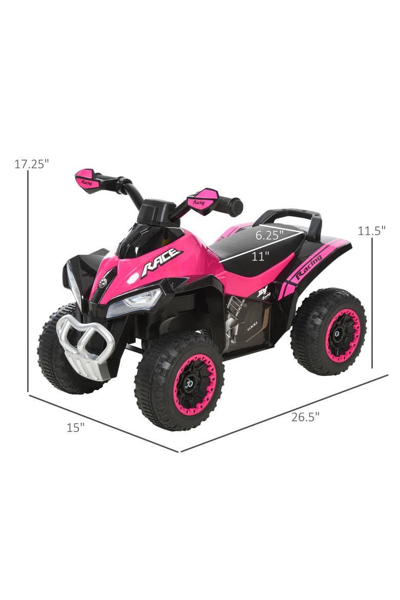Kids Push ATV with Music and Light​, Alternate, color, Pink