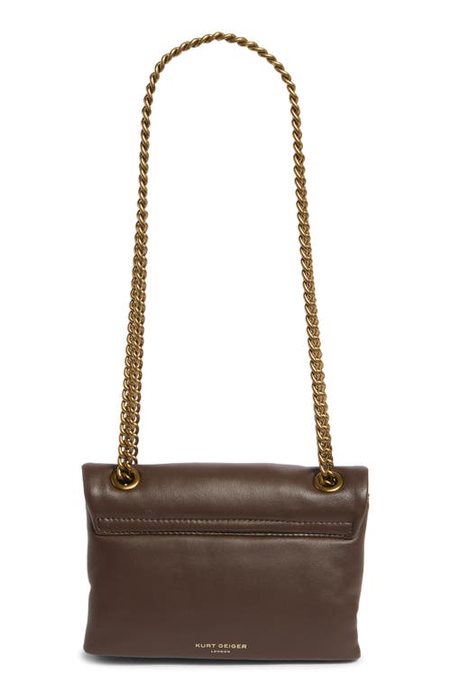 Kurt Geiger London Mini Kew Crossbody Bag In Brown