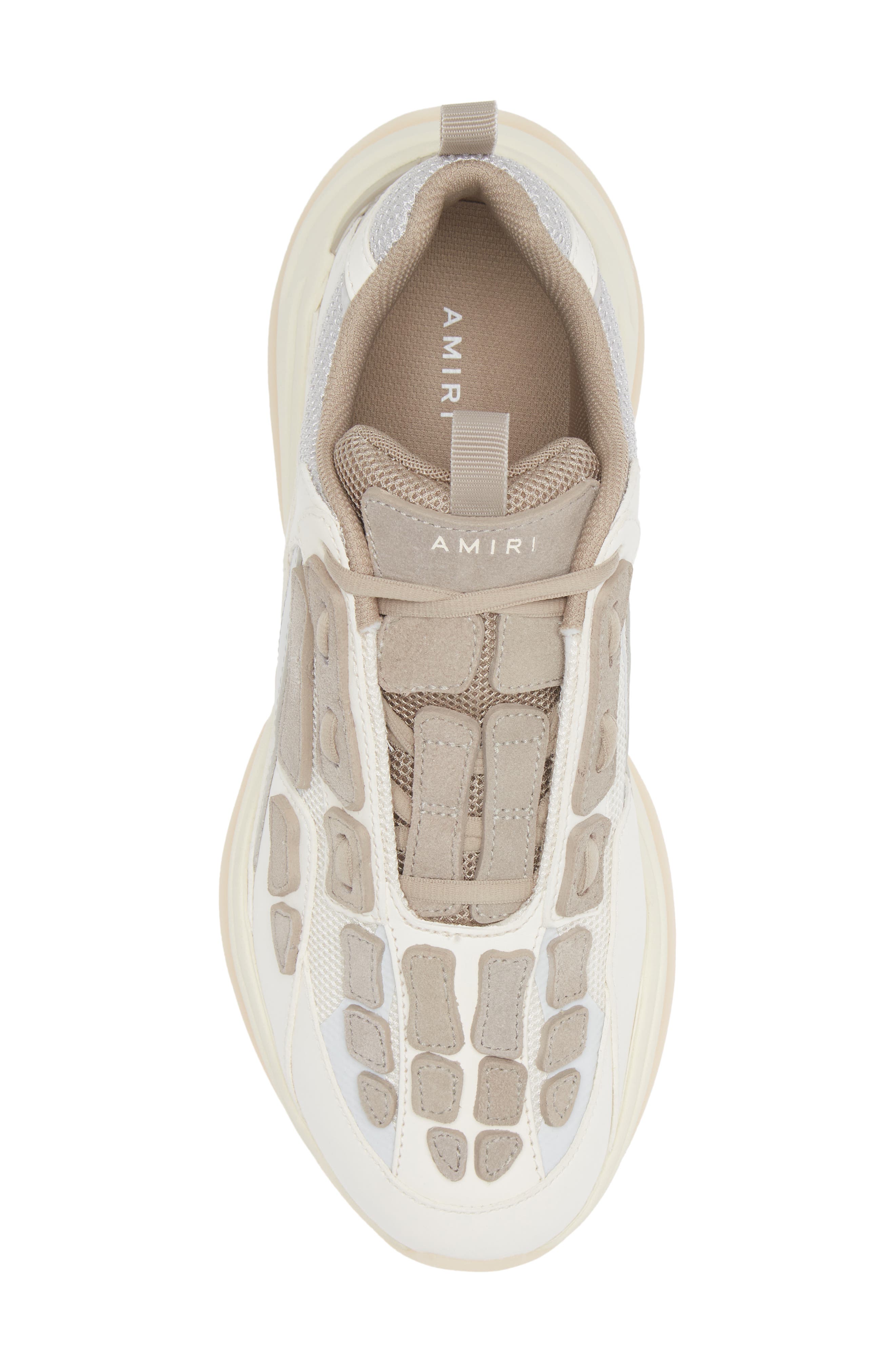 AMIRI Bone Runner Running Shoe, Alternate, color, 