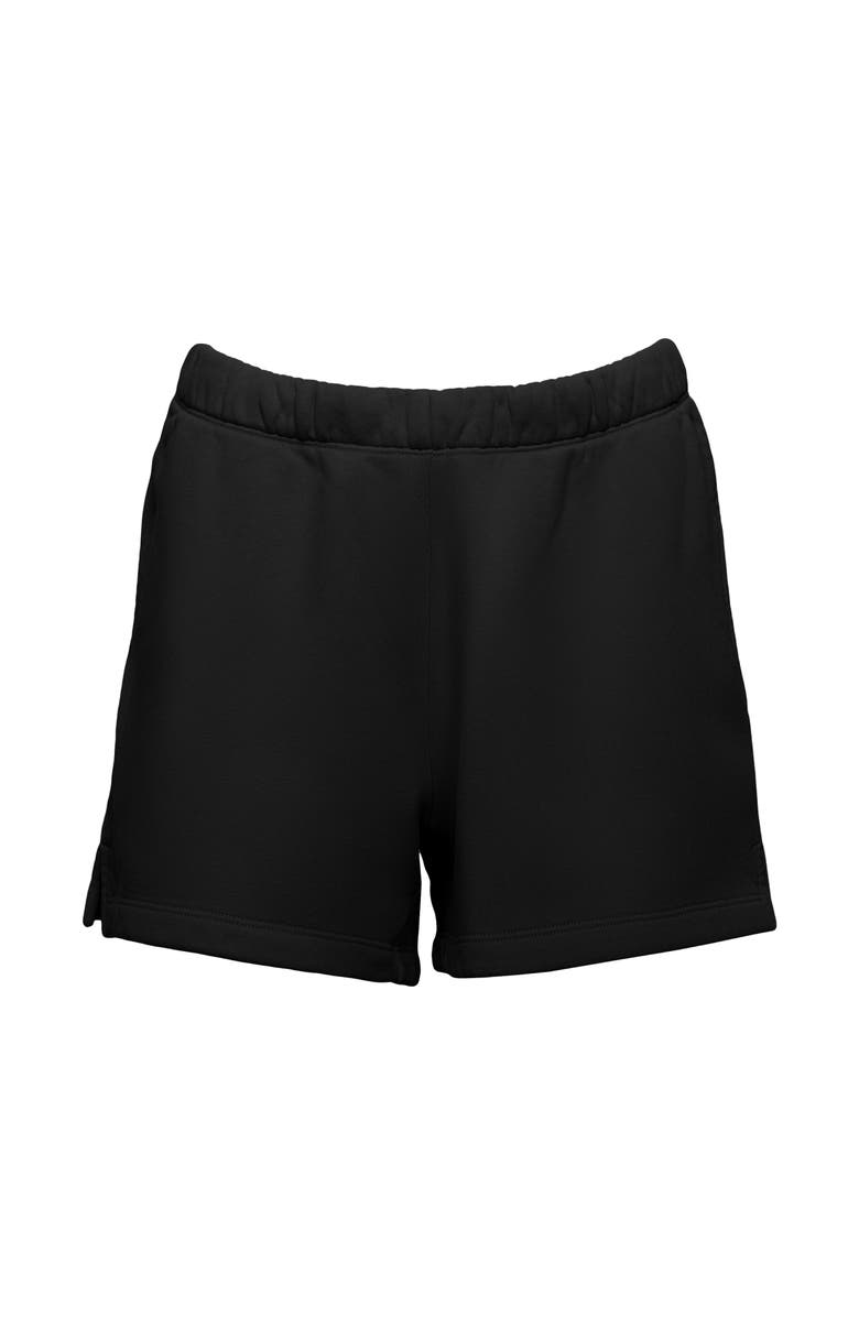 Ocio Women's Organic Cotton Teddy Everywhere Shorts, Alternate, color, Black