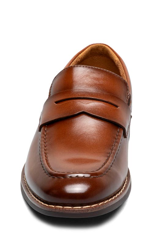 Florsheim Boys' Rucci Moc Toe Penny Loafers - Toddler, Little Kid, Big Kid In Brown