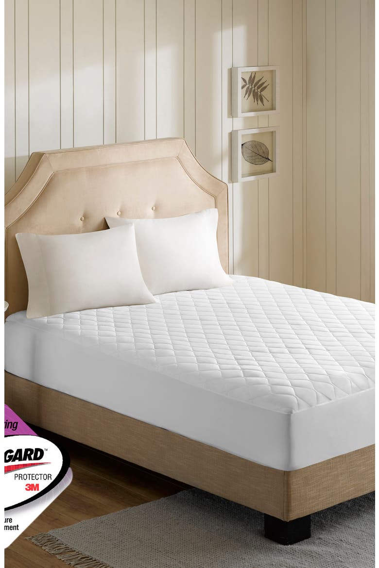 Heated Mattress Pad, Alternate, color, WHITE