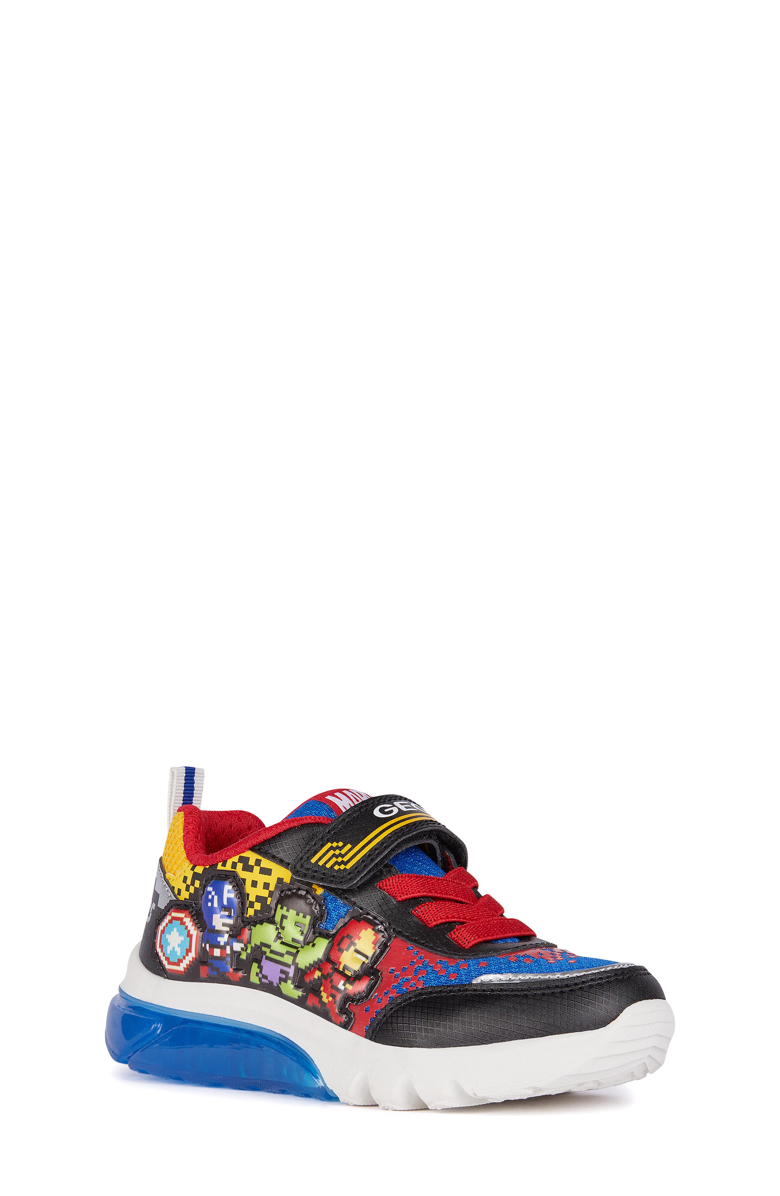 Geox x Marvel Kids' Ciberdron Sneaker, Main, color, 