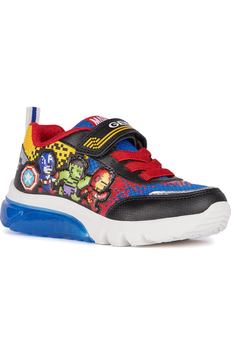 Geox x Marvel Kids' Ciberdron Sneaker, Main, color,