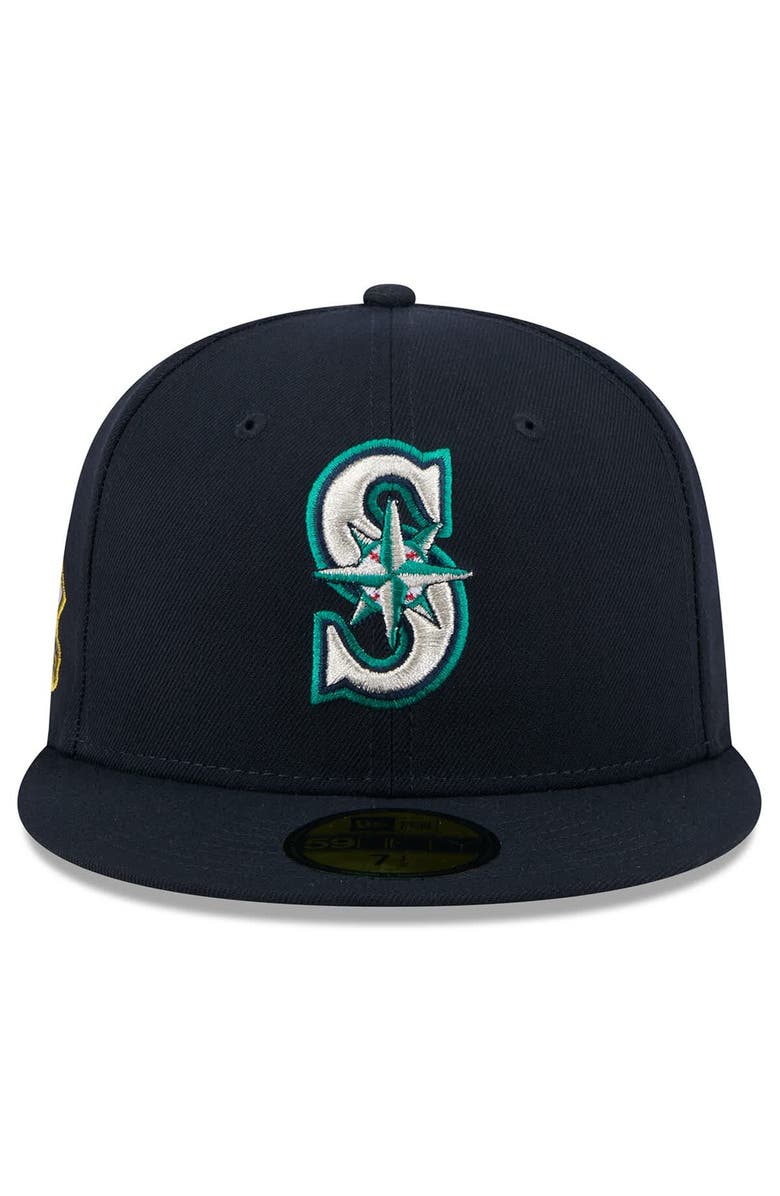 New Era Men's New Era Navy Seattle Mariners 2025 Jackie Robinson Day 59FIFTY Fitted Hat, Alternate, color, Navy