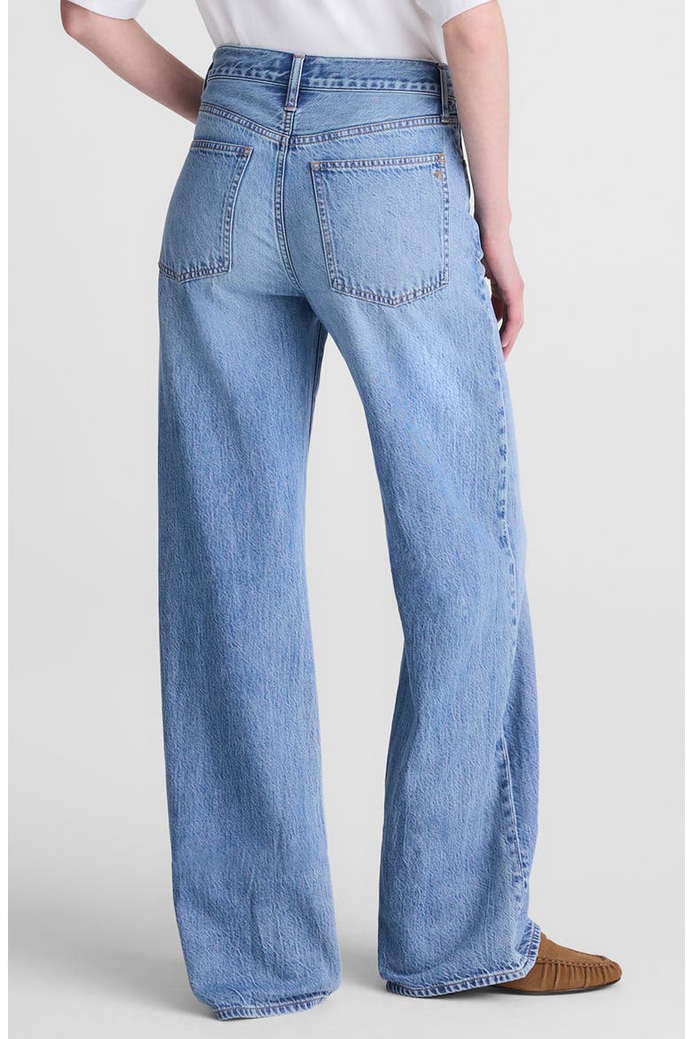The Ultimate Wide Leg Drawstring Airy Denim Jeans, Alternate, color, RAEBROOK WASH