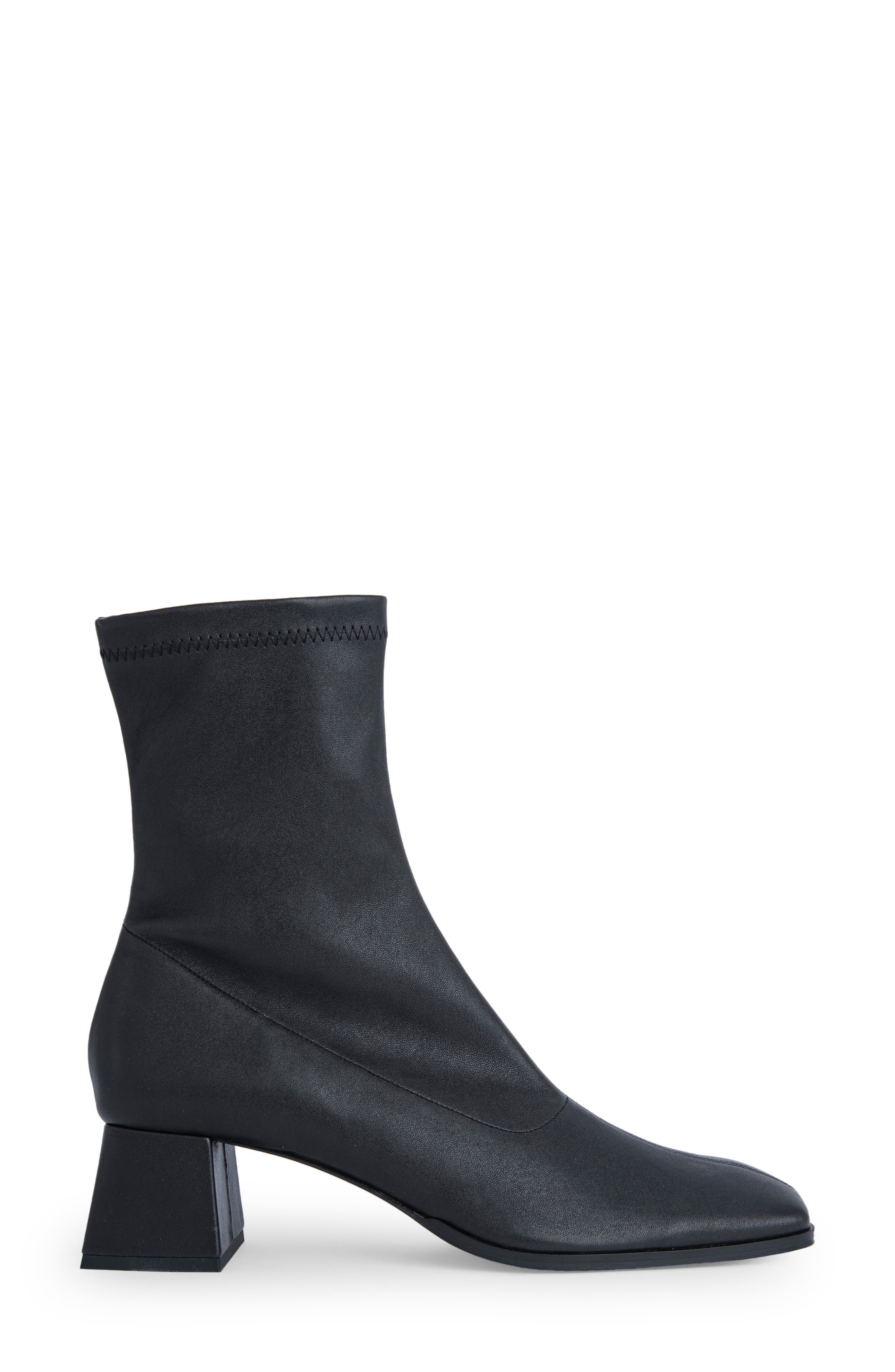 By Far Malik Block Heel Bootie, Alternate, color, 