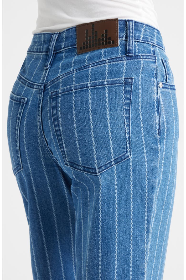 Five-Pocket Cuffed Straight Leg Jeans, Alternate, color, INDIGO