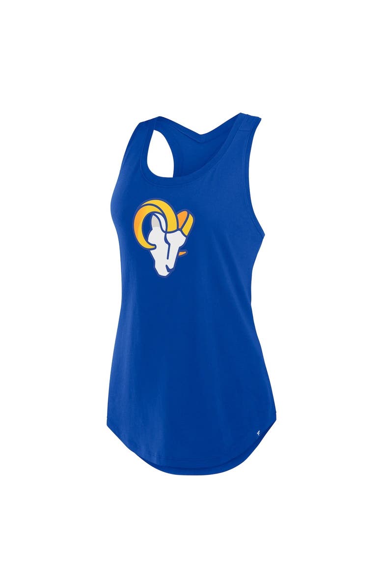 FANATICS Women's Fanatics Royal Los Angeles Rams Iron Fan Tank Top, Alternate, color, Royal