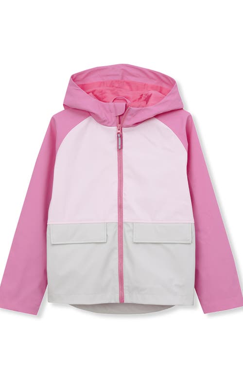 LANDS' END LANDS' END KIDS WATER RESISTANT HOODED RAIN JACKET